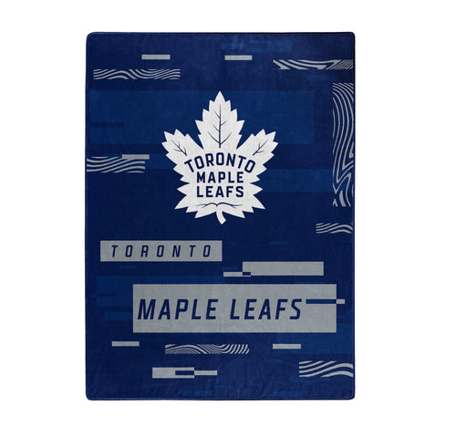 Toronto Maple Leafs Blanket 60x80 Raschel Digitize Design - The Northwest Company
