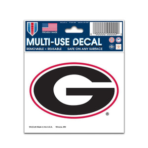 Georgia Bulldogs Decal 3x4 Multi Use - WinCraft