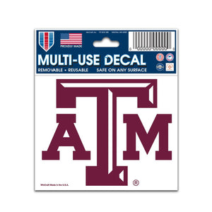 Texas A&M Aggies Decal 3x4 Multi Use - WinCraft