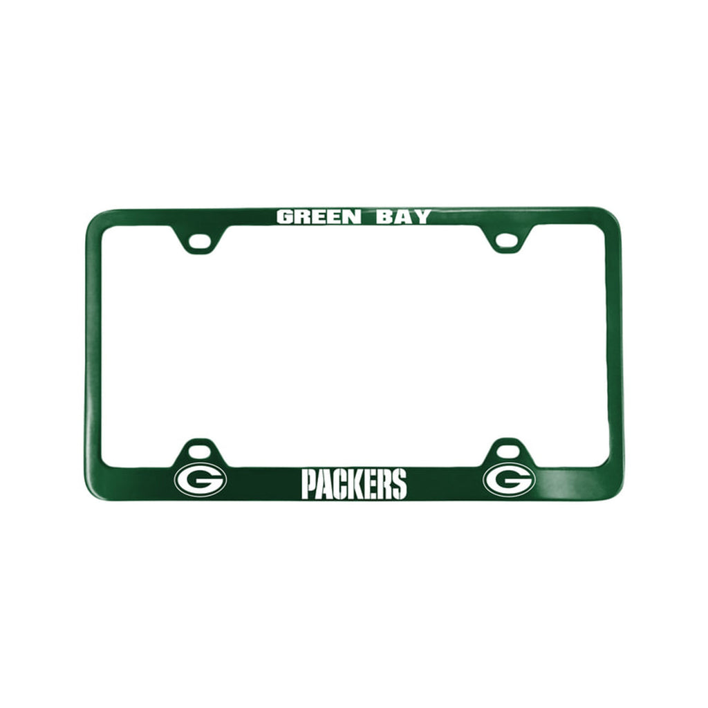 Green Bay Packers License Plate Frame Laser Cut Green - Fremont Die