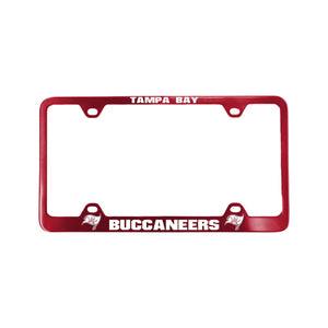 Tampa Bay Buccaneers License Plate Frame Laser Cut Red - Fremont Die