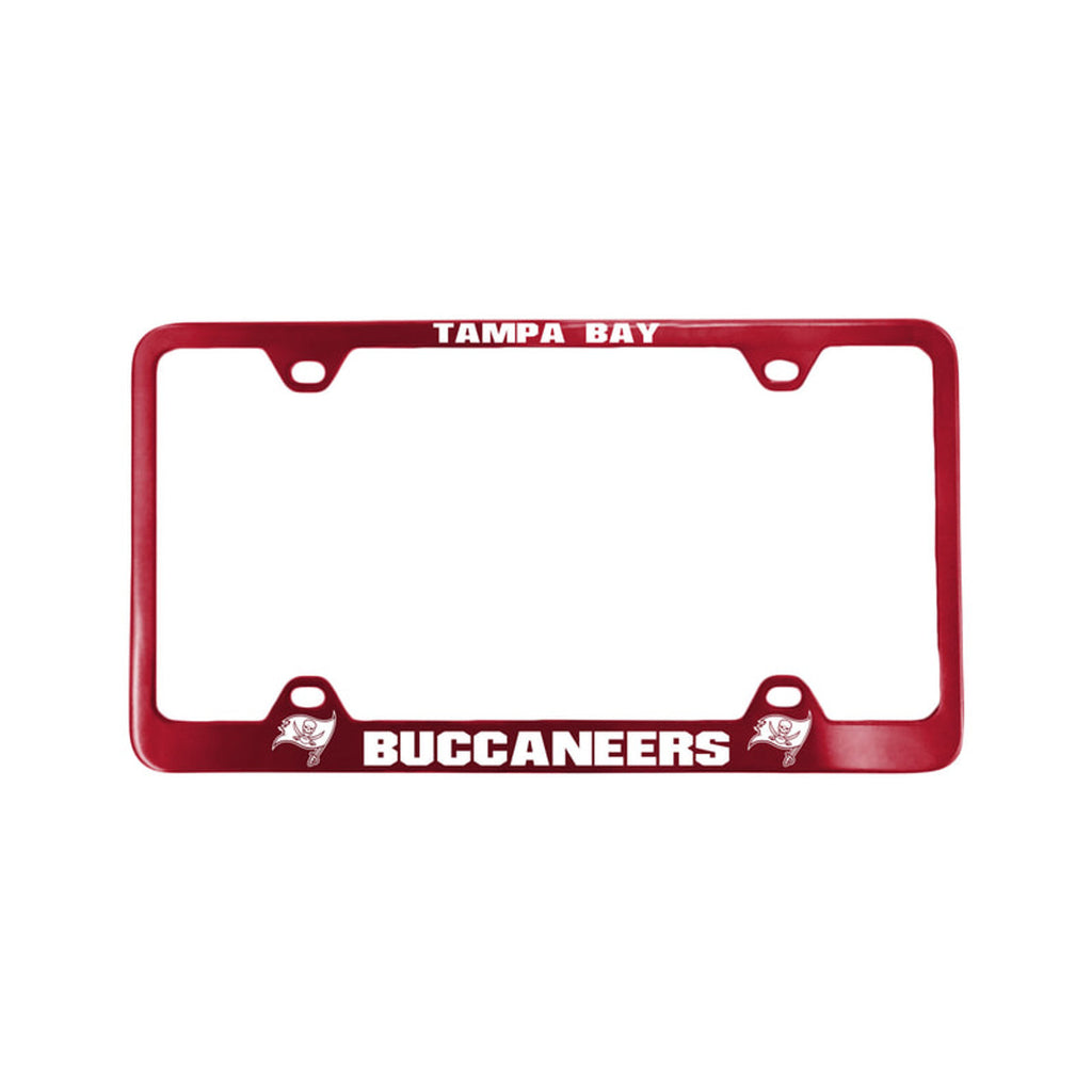 Tampa Bay Buccaneers License Plate Frame Laser Cut Red - Fremont Die