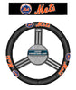 New York Mets Steering Wheel Cover Leather -