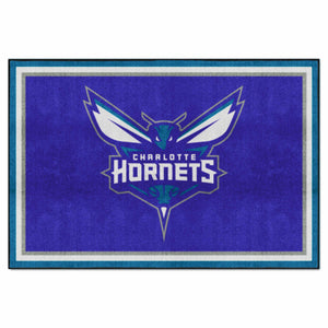 Fanmats - NBA - Charlotte Hornets 5x8 Rug 59.5''x88''