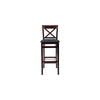 Triena 30 In X Back Folding Bar Stool - Linon