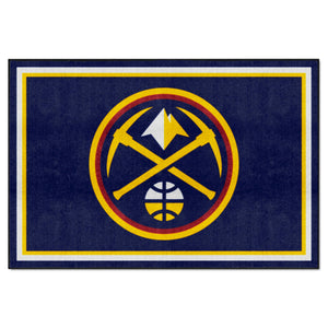 Fanmats - NBA - Denver Nuggets 5x8 Rug 59.5''x88''