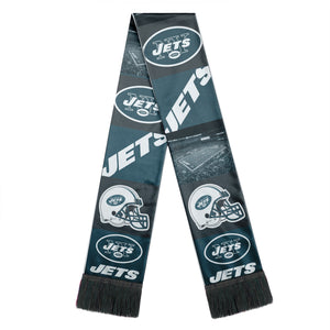 New York Jets Scarf Printed Bar Design - Forever Collectibles