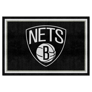 Fanmats - NBA - Brooklyn Nets 5x8 Rug 59.5''x88''