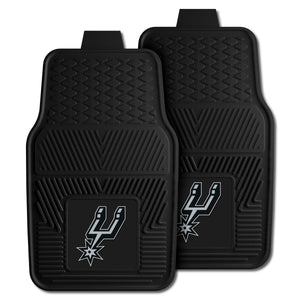 Fanmats - NBA - San Antonio Spurs 2-pc Vinyl Car Mat Set 17''x27''
