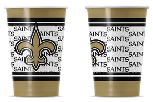New Orleans Saints Disposable Paper Cups - Duck House