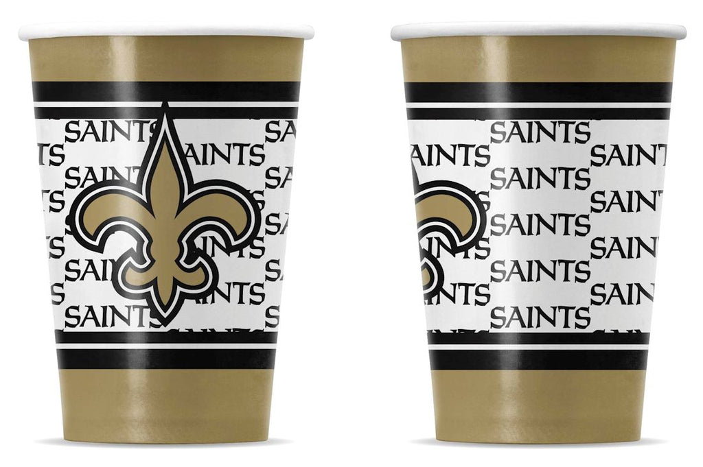New Orleans Saints Disposable Paper Cups - Duck House