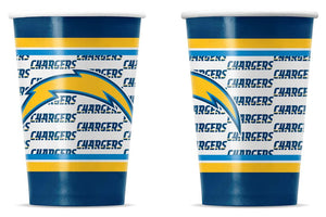 Los Angeles Chargers Disposable Paper Cups - Duck House