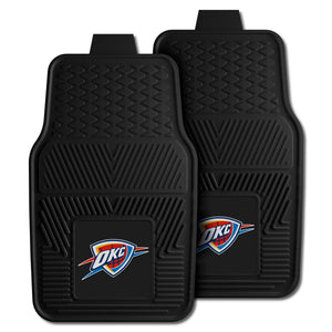 Fanmats - NBA - Oklahoma City Thunder 2-pc Vinyl Car Mat Set 17''x27''