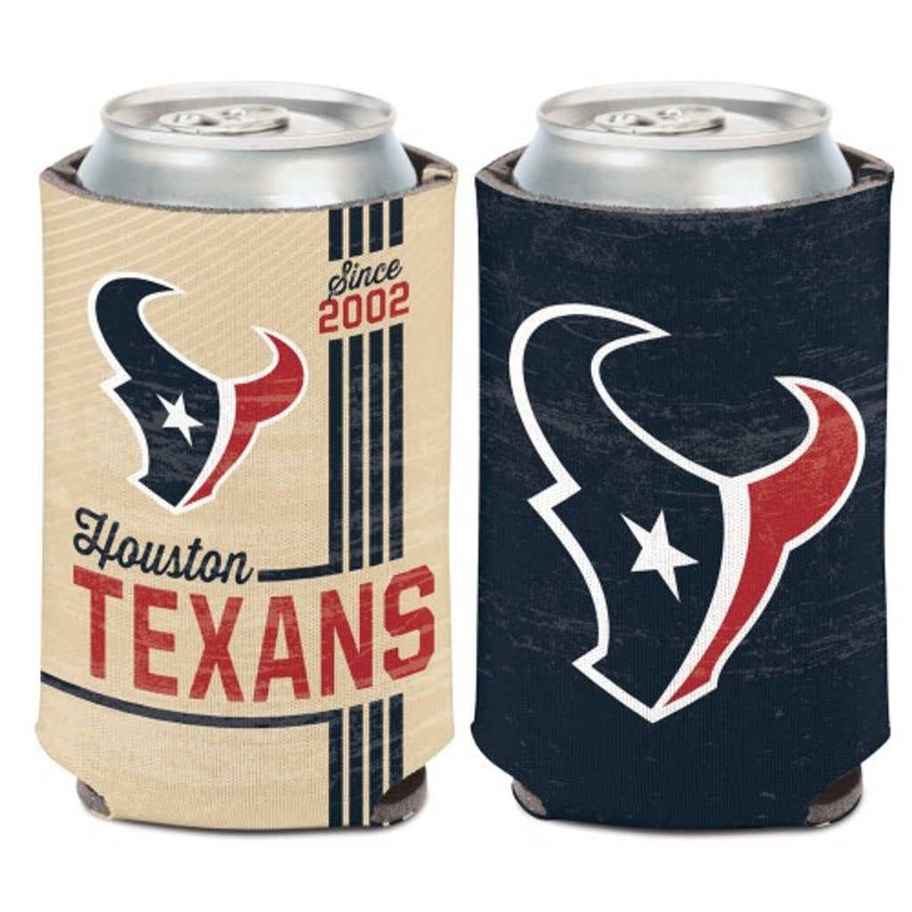 Houston Texans Can Cooler Vintage Design Special Order - WinCraft
