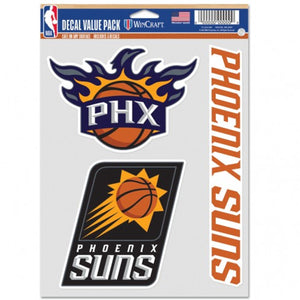Phoenix Suns  Decal Multi Use Fan 3 Pack - WinCraft