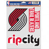 Portland Trail Blazers Decal Multi Use Fan 3 Pack - WinCraft