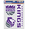 Sacramento Kings Decal Multi Use Fan 3 Pack - WinCraft