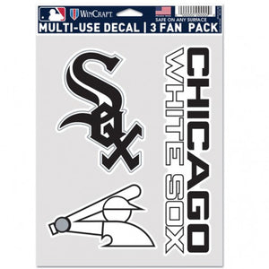 Chicago White Sox Decal Multi Use Fan 3 Pack Special Order - WinCraft