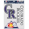 Colorado Rockies Decal Multi Use Fan 3 Pack Special Order - WinCraft