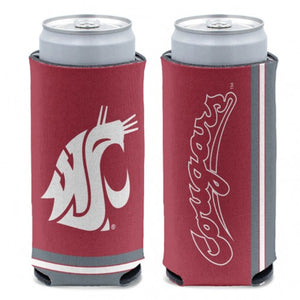 Washington State Cougars Can Cooler Slim Can Design - WinCraft