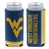 West Virginia Mountaineers Can Cooler Slim Can Design - WinCraft