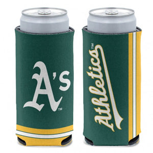 Oakland Athletics Can Cooler Slim Can Design - WinCraft
