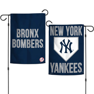 New York Yankees Flag 12x18 Garden Style 2 Sided Bronx Bombers - WinCraft