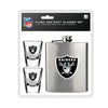 Las Vegas Raiders Flask and Shot Glass Set - Mojo Licensing