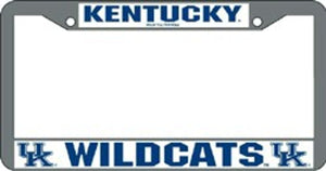 Kentucky Wildcats License Plate Frame Chrome - Rico Industries