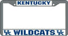 Kentucky Wildcats License Plate Frame Chrome - Rico Industries