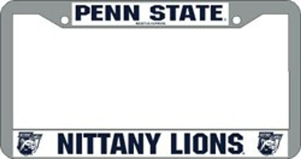Penn State Nittany Lions License Plate Frame Chrome - Rico Industries