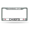 Kansas City Chiefs License Plate Frame Chrome - Rico Industries