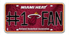 Miami Heat License Plate #1 Fan - Rico Industries