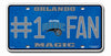 Orlando Magic License Plate #1 Fan - Special Order - Rico Industries