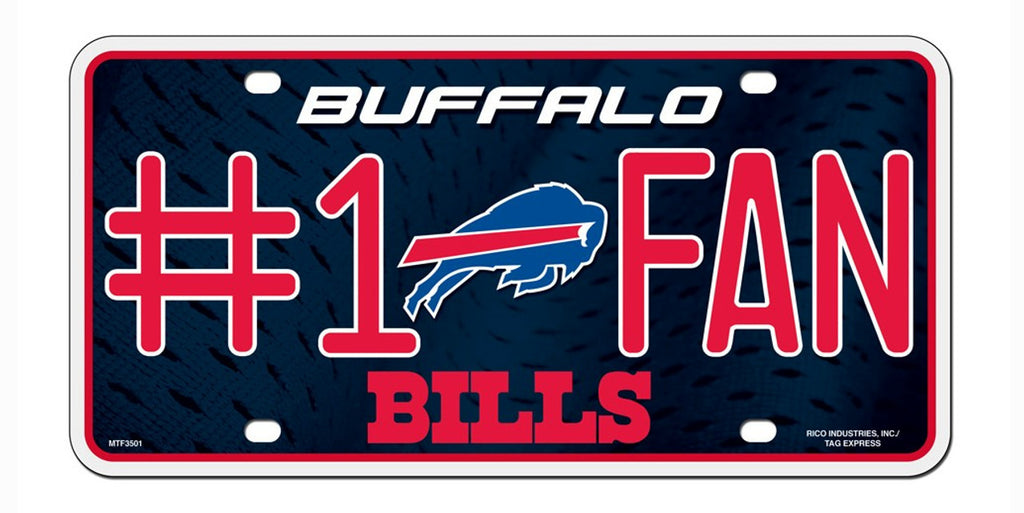 Buffalo Bills License Plate #1 Fan - Rico Industries