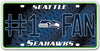 Seattle Seahawks License Plate #1 Fan - Rico Industries