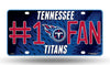Tennessee Titans License Plate #1 Fan - Rico Industries