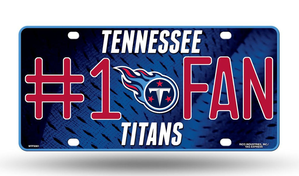 Tennessee Titans License Plate #1 Fan - Rico Industries