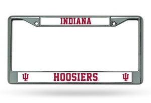 Indiana Hoosiers License Plate Frame Chrome - 3