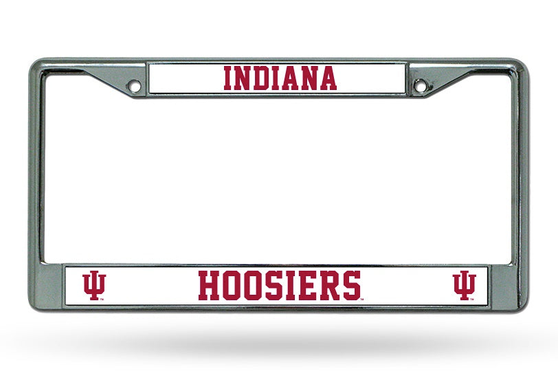 Indiana Hoosiers License Plate Frame Chrome - 3