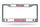 Indiana Hoosiers License Plate Frame Chrome - 3