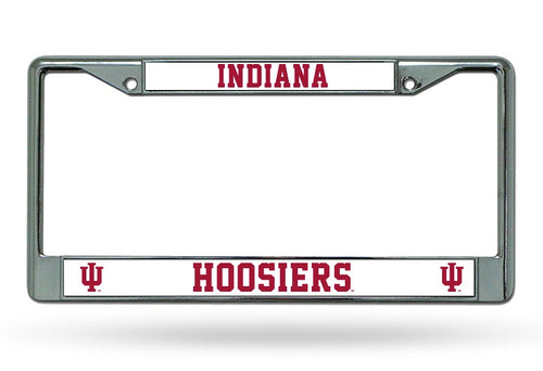 Indiana Hoosiers License Plate Frame Chrome - 3