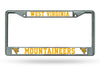 West Virginia Mountaineers License Plate Frame Chrome - Rico Industries