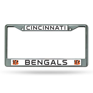 Cincinnati Bengals License Plate Frame Chrome - Rico Industries