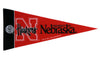 Nebraska Cornhuskers Pennant Mini Single Script Logo CO - Rico Industries
