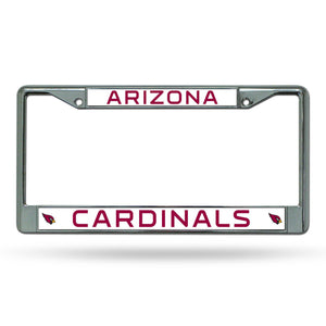 Arizona Cardinals License Plate Frame Chrome - Rico Industries