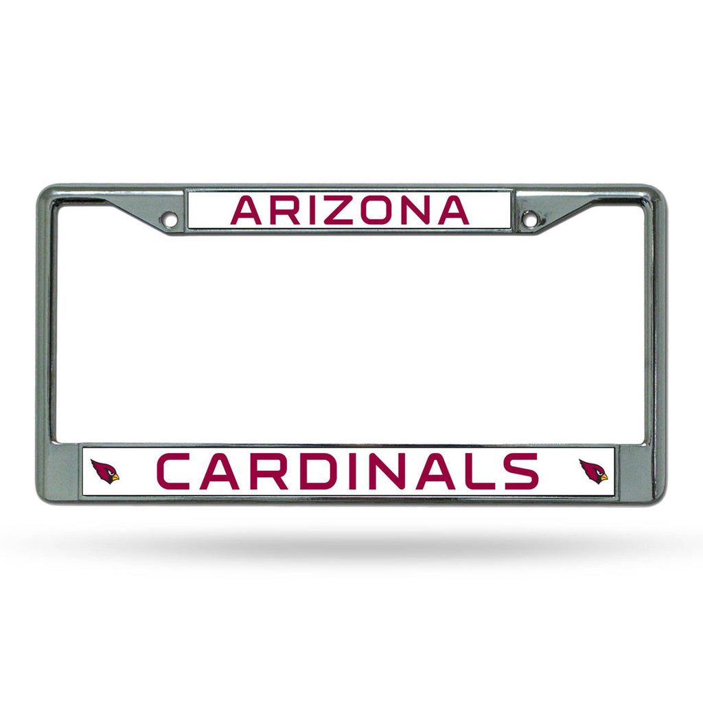 Arizona Cardinals License Plate Frame Chrome - Rico Industries