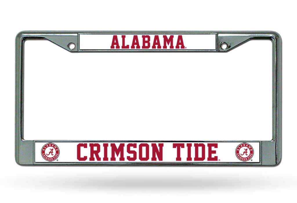 Alabama Crimson Tide License Plate Frame Chrome - Rico Industries