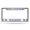 Baltimore Ravens License Plate Frame Chrome - Rico Industries