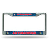 Kansas Jayhawks License Plate Frame Chrome - Rico Industries